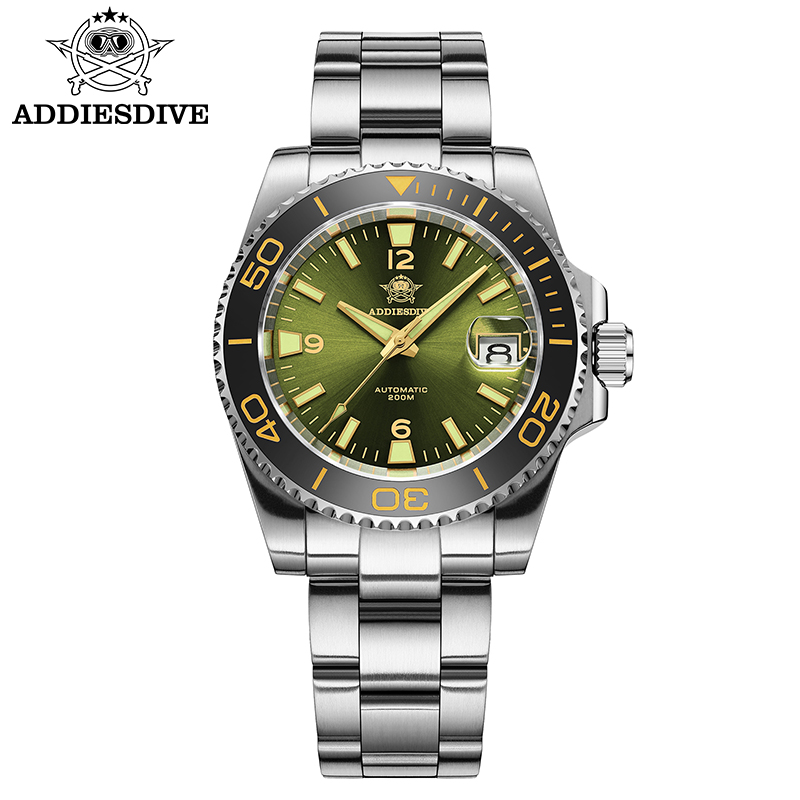 Watch Accessories - ADDIESDIVE 새로운 다이빙 선물 시계 남자