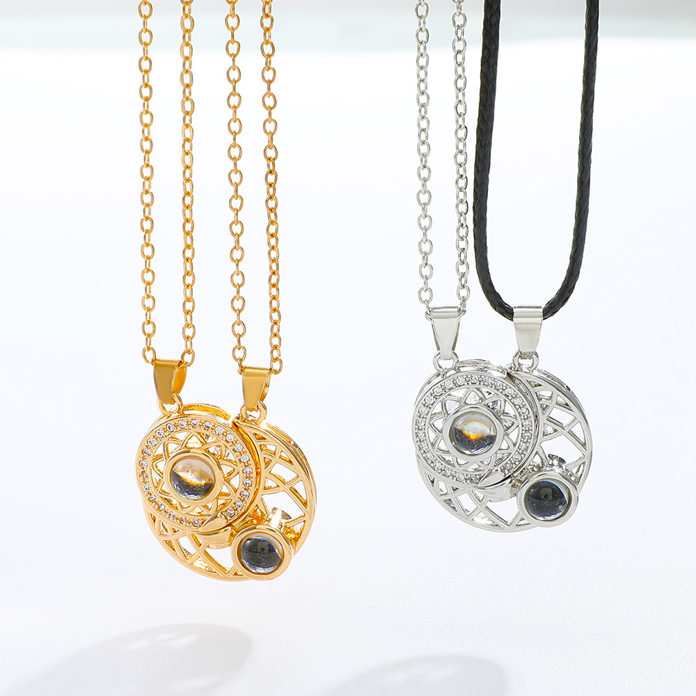 Magnetic Couple Matching Necklaces - 2PCS 마그네틱 커플 매칭 목걸이 100