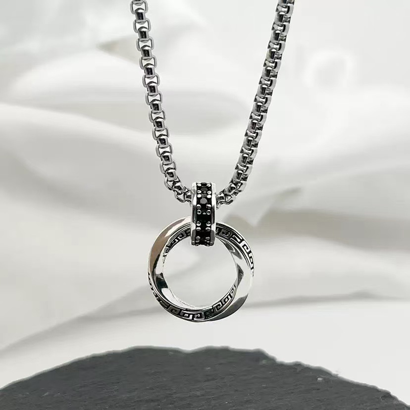 925 Sterling Silver Chain Necklace Men - 새로운 925 스털링 실버 목걸이 빈티지