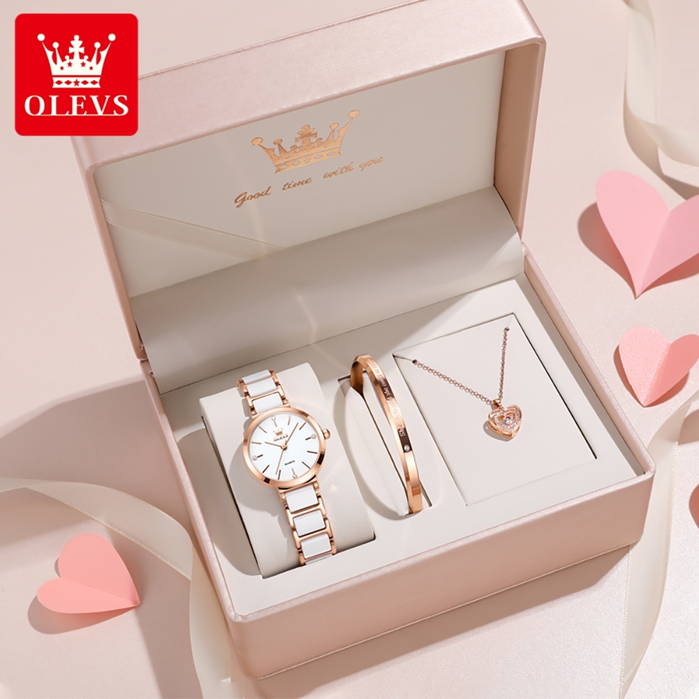 Watch Accessories - OLEVS 여성 시계 5877 고급스러운 우아한