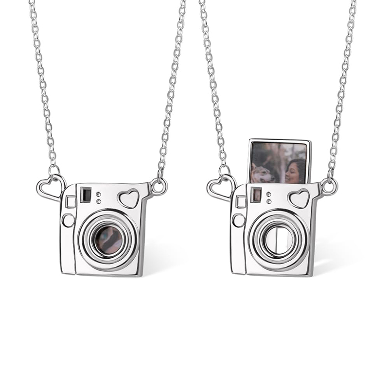 Heart Locket Necklace Photo - 사진 맞춤 제작 황동 하트 목걸이,