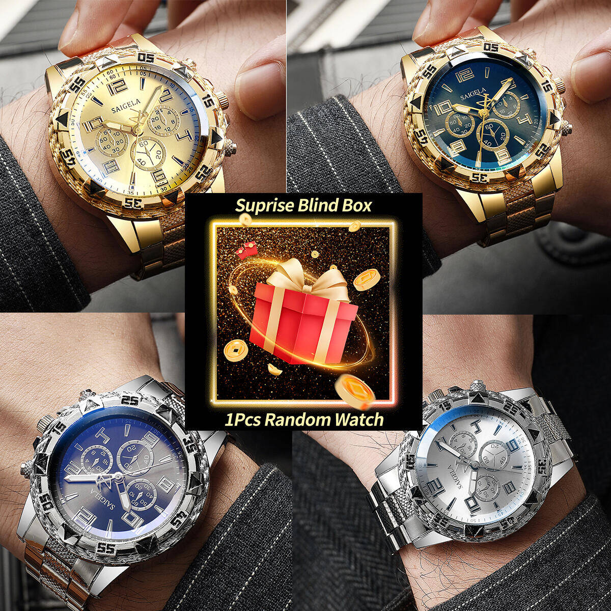 Watch Accessories - 1PC 서프라이즈 미스터리 시계 블라인드 박스