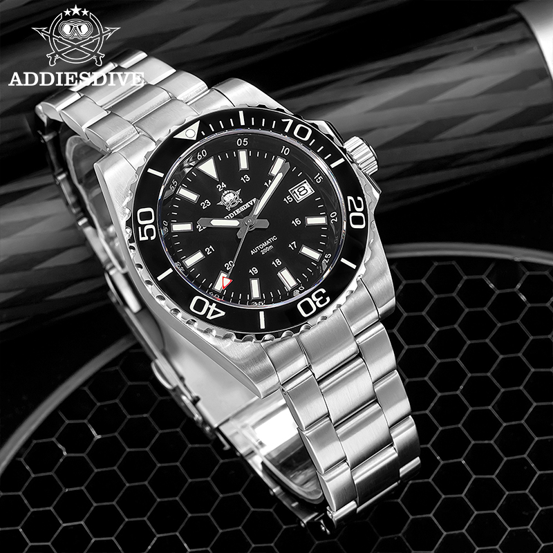 Watch Accessories - ADDIESDIVE 남자 시계 8215 기계식 사파이어