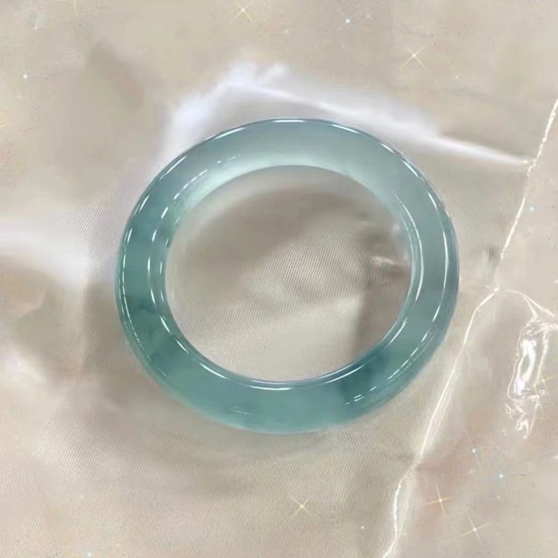 Bracelets - 꽃무늬가 있는 천연 고품질 얼음, 버마