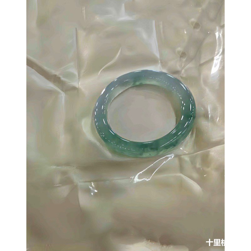 천연 버마산 아이스 제이다이트 팔찌, 정품, 원형 바, - Bracelets 리뷰 및 가격