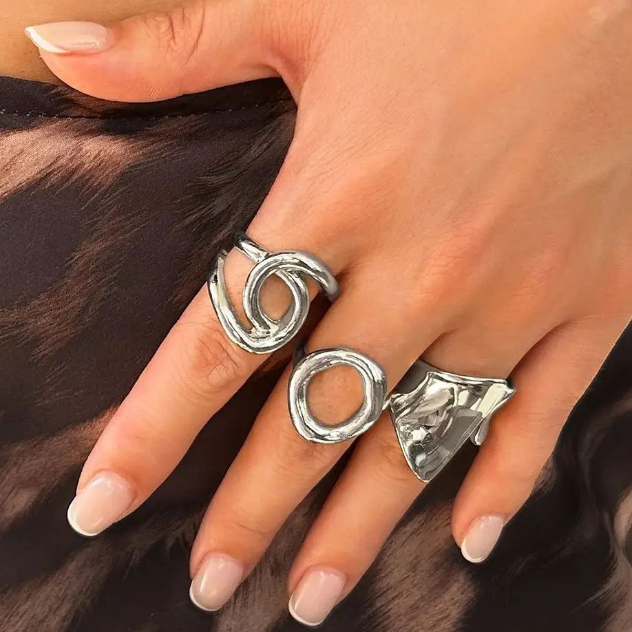 DIEZI 여성용 펑크 패션 할로우 아웃 기하학적 반지 - Vintage Punk Knuckle Rings Set 리뷰 및 가격