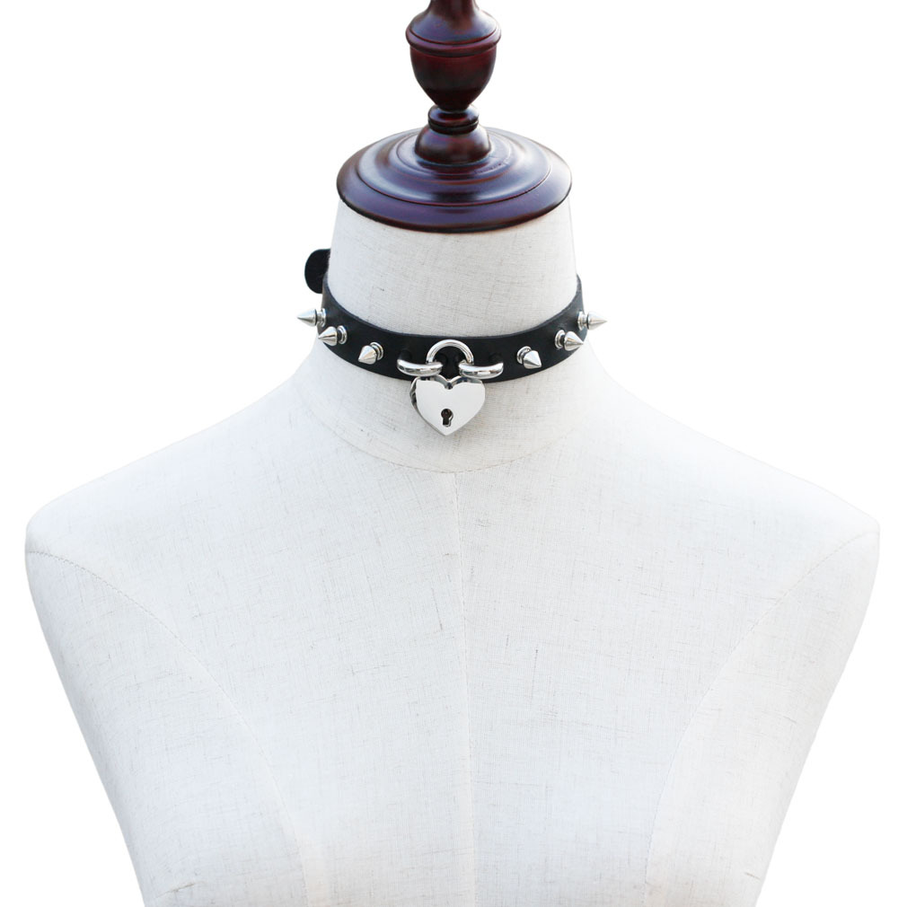 여성을 위한 펑크 스파이크 초커 목걸이 고딕 칼라 유행 - Goth Punk Spike Choker 리뷰 및 가격