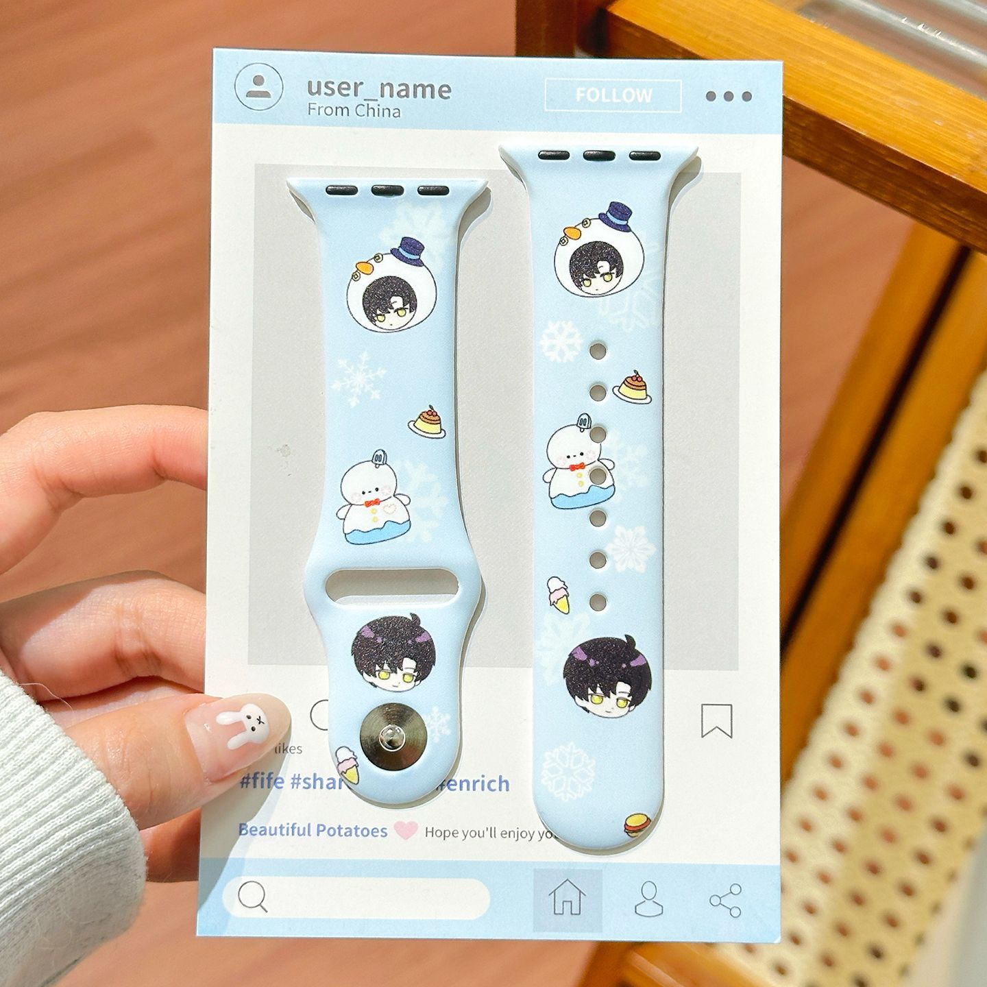 러브 앤 딥스페이스 제인 코스프레 만화 귀여운 팔찌 스 - Watch Accessories 리뷰 및 가격