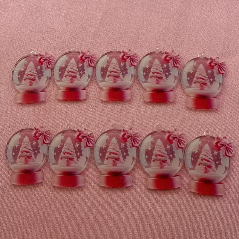 10pcs 인기있는 유럽과 미국의 아크릴 크리스마스 스 - Earrings 리뷰 및 가격