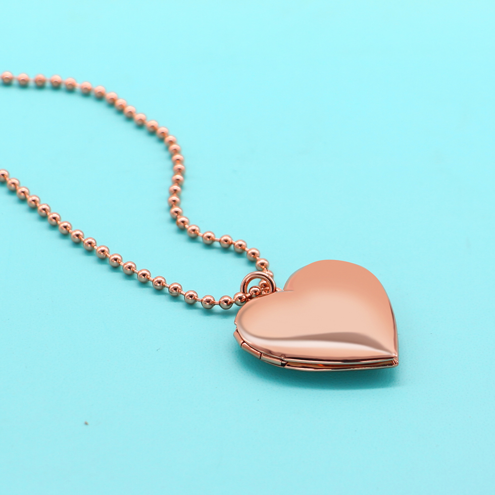 영원한 사랑 하트 초커 925 스털링 실버 하트 펜던트 - Heart Locket Necklace Photo 리뷰 및 가격