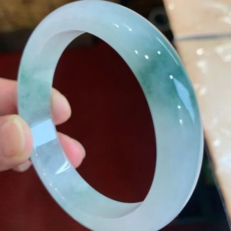 미얀마 비취 팔찌, 아이스 제이드 뱅글, 클래식 라운드 - Bracelets 리뷰 및 가격