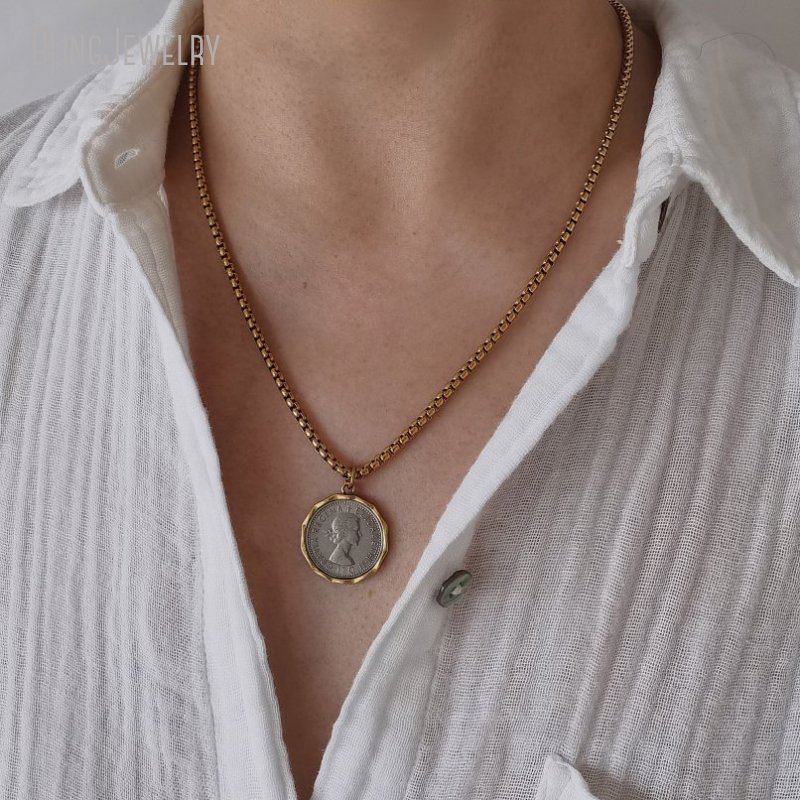 10pcs 방수 스테인레스 스틸 박스 체인 쥬얼리 럭키 - Cross Pendant Necklace Gold 리뷰 및 가격