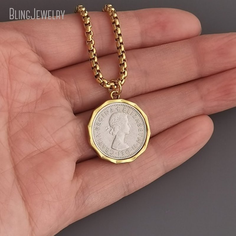 10pcs 방수 스테인레스 스틸 박스 체인 쥬얼리 럭키 - Cross Pendant Necklace Gold 리뷰 및 가격