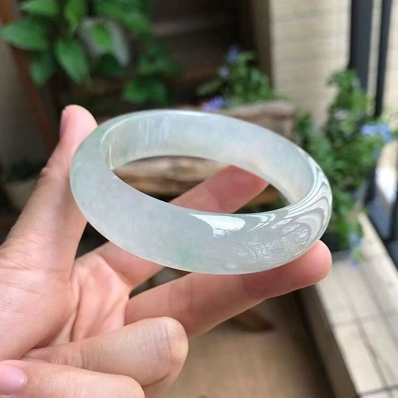 옥 여성용 팔찌, 둥근 모양, 반투명, 버마 고광산,  - Bracelets 리뷰 및 가격