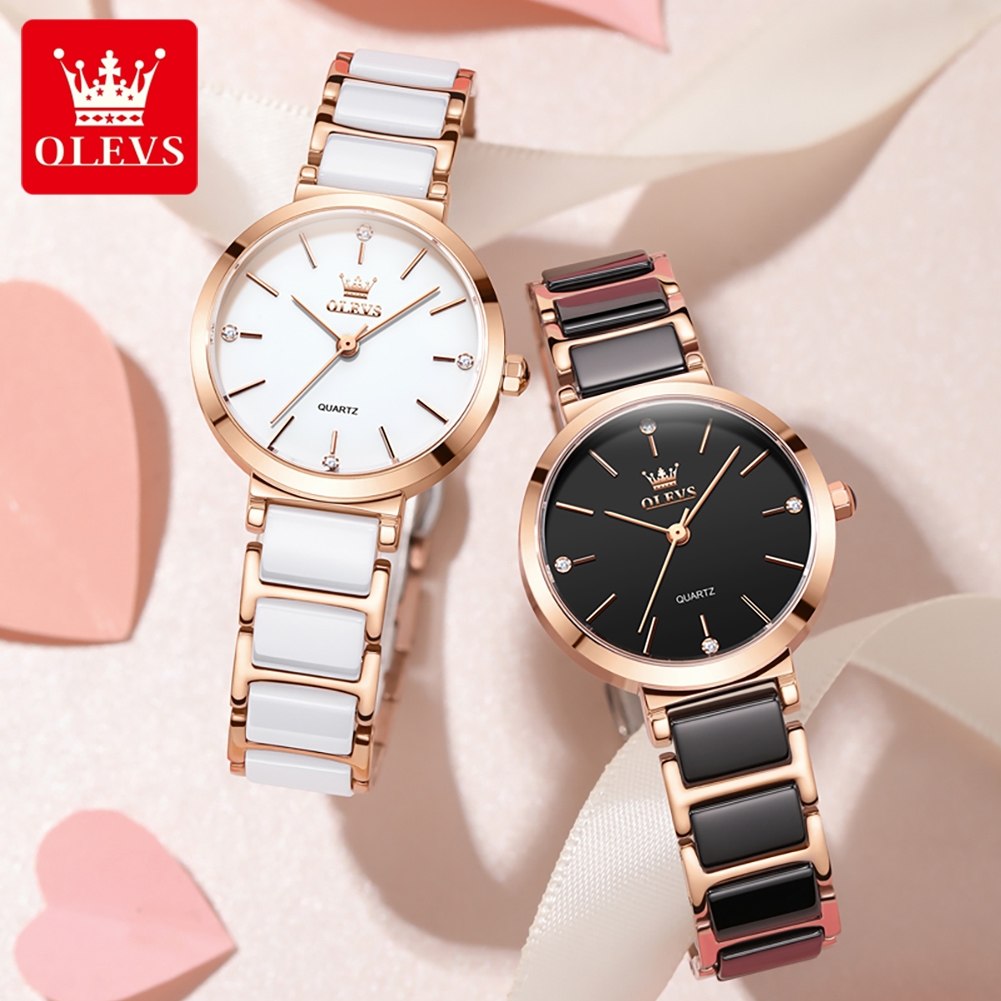 OLEVS 여성 시계 5877 고급스러운 우아한 쿼츠  - Watch Accessories 리뷰 및 가격