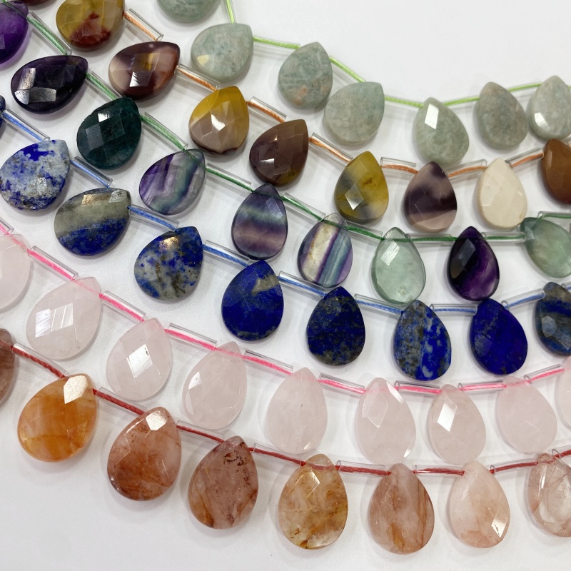 13x18mm 면처리된 눈물방울 모양 천연 크리스탈 아 - Crystal Pendant Necklace Natural Stone 리뷰 및 가격
