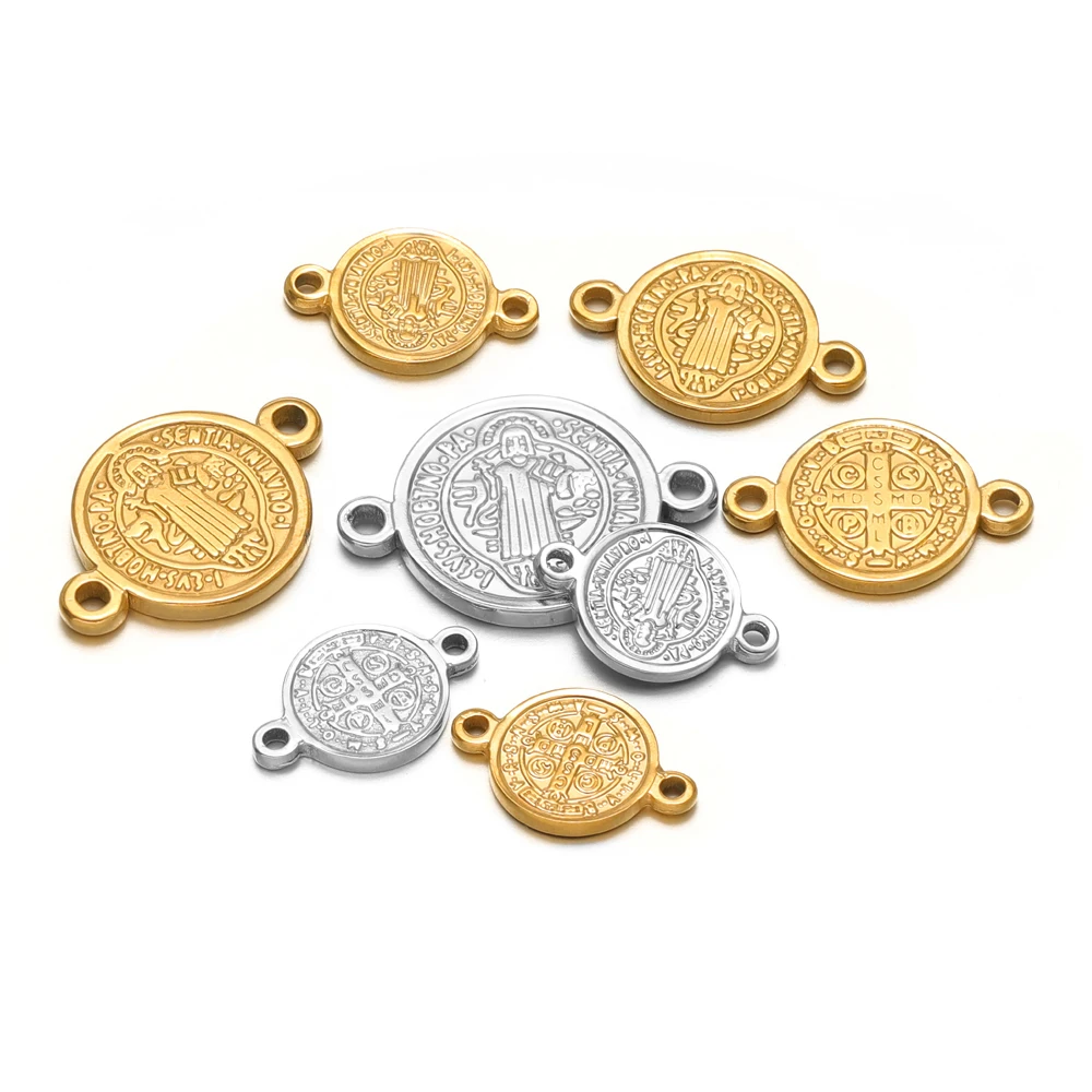 스테인리스 스틸 예수 십자가 금 더블 홀 종교 펜던트, - Cross Pendant Necklace Gold 리뷰 및 가격