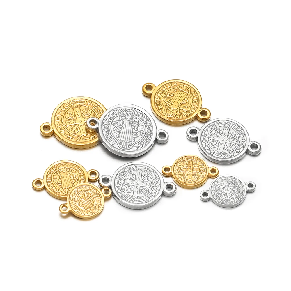 스테인리스 스틸 예수 십자가 금 더블 홀 종교 펜던트, - Cross Pendant Necklace Gold 리뷰 및 가격