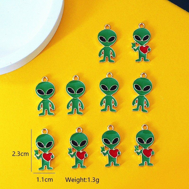 10개 심플 외계인 합금 드립 오일 펜던트 쥬얼리, D - Earrings 리뷰 및 가격