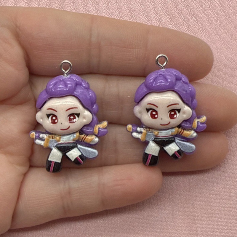 10개 레진 만화 펜던트, DIY 쥬얼리 제작 귀걸이, - Earrings 리뷰 및 가격