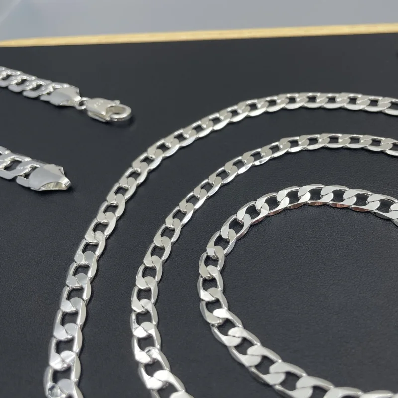 남자 925 스털링 실버 목걸이 2/4/6/8/10/1 - Cuban Link Chain 12Mm 리뷰 및 가격