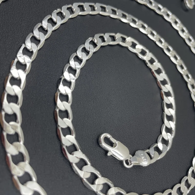 남자 925 스털링 실버 목걸이 2/4/6/8/10/1 - Cuban Link Chain 12Mm 리뷰 및 가격