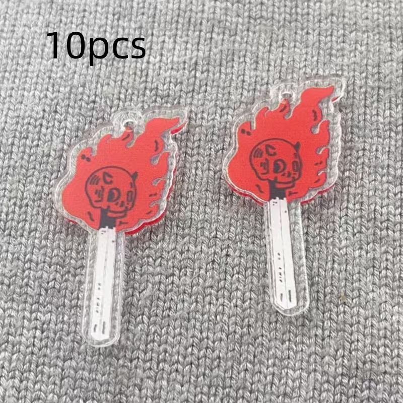10개 아크릴 해골 펜던트, DIY 쥬얼리 제작 귀걸이 - Earrings 리뷰 및 가격