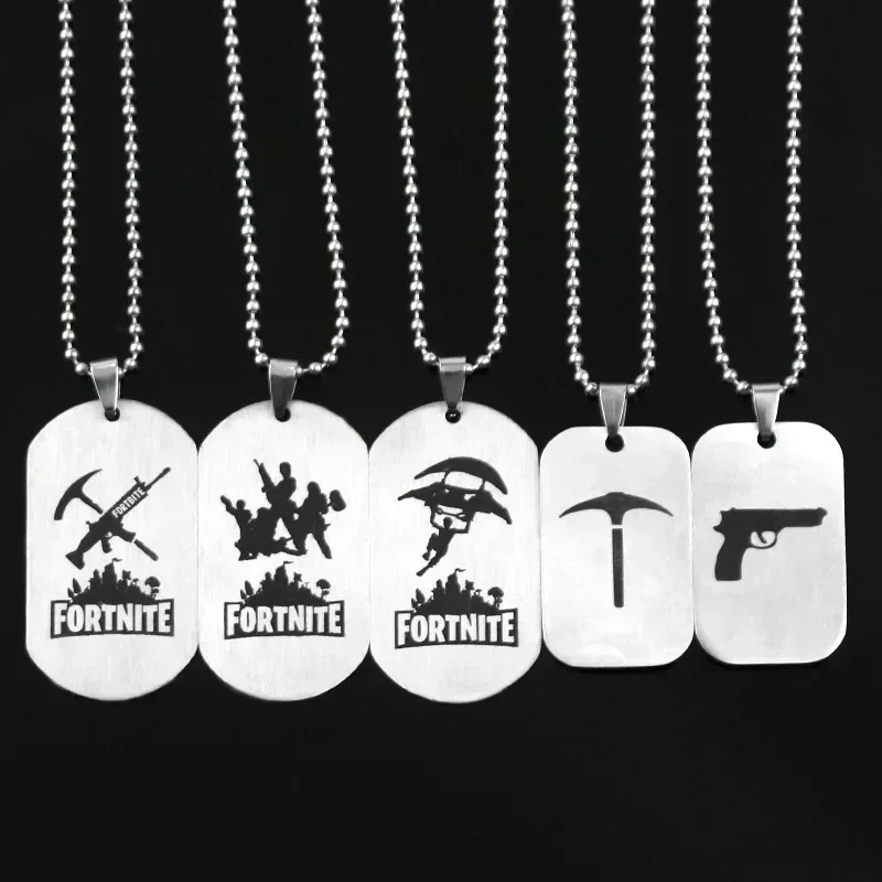 게임 포트나이트 애니메이션 목걸이 스테인리스 스틸 행택 - Anime Pendant Necklace 리뷰 및 가격