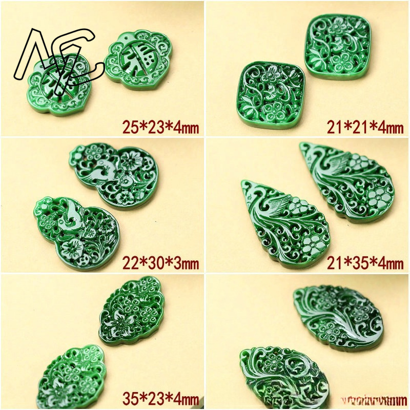 2pcs DIY 천연 드라이 그린 에메랄드 할로우 아웃 - Earrings 리뷰 및 가격