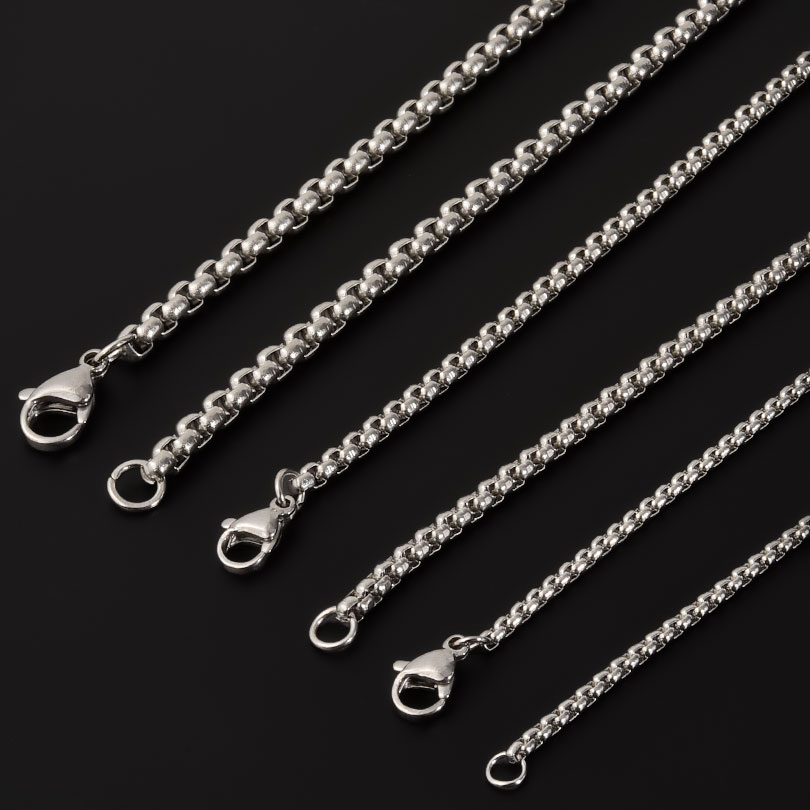 너비 2/2.5/3/4mm 여성을위한 실버 컬러 스테인 - Cuban Link Chain 12Mm 리뷰 및 가격