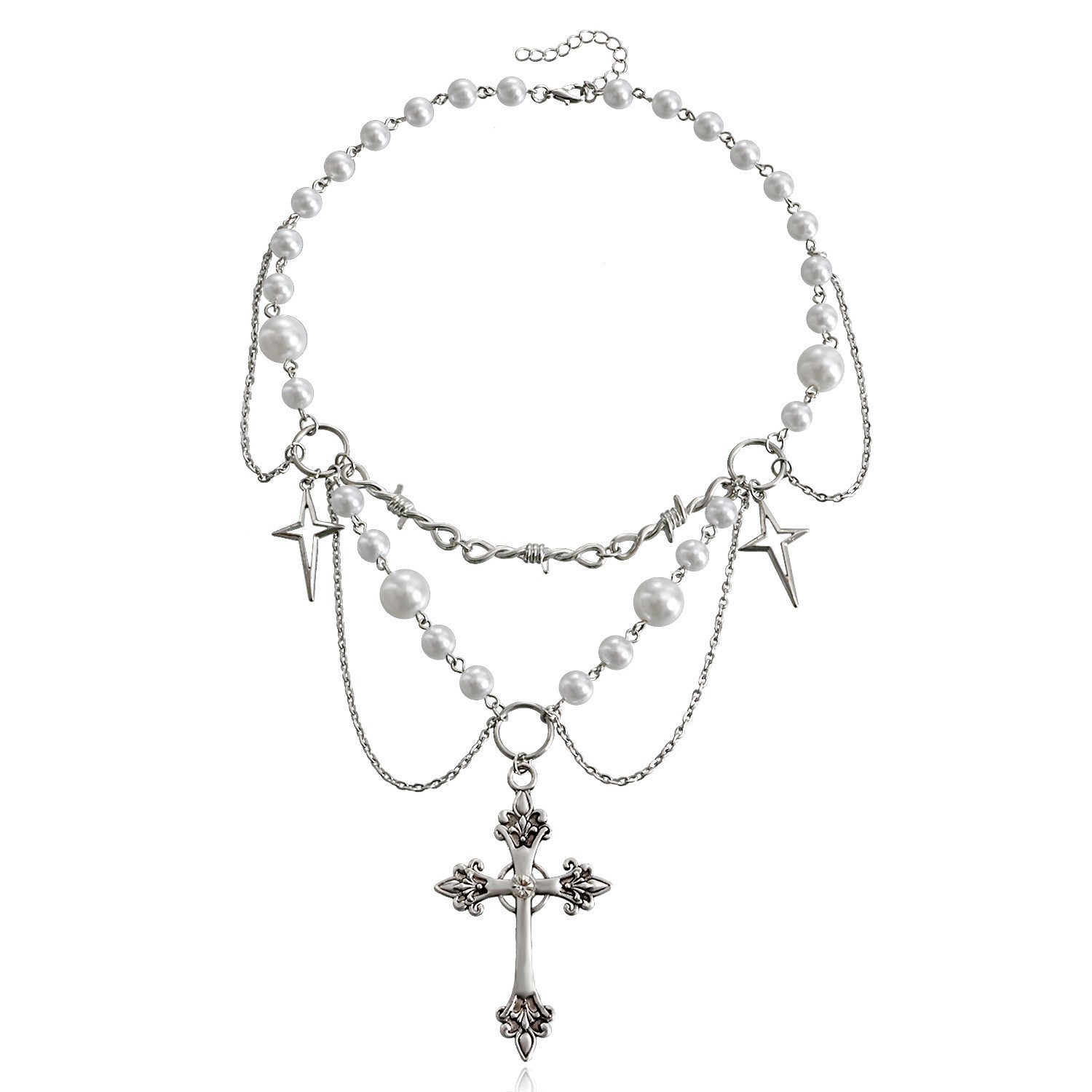 여자를위한 나비 하트 진주 목걸이 여자 패션 빈티지 고 - Pearl Choker Necklace Vintage 리뷰 및 가격