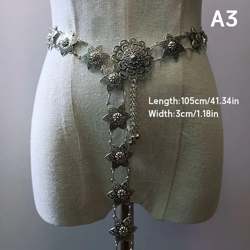 1PC 금속 태국 허리 체인 여성 태국 다이 골드 벨트 - Body Jewelry 리뷰 및 가격